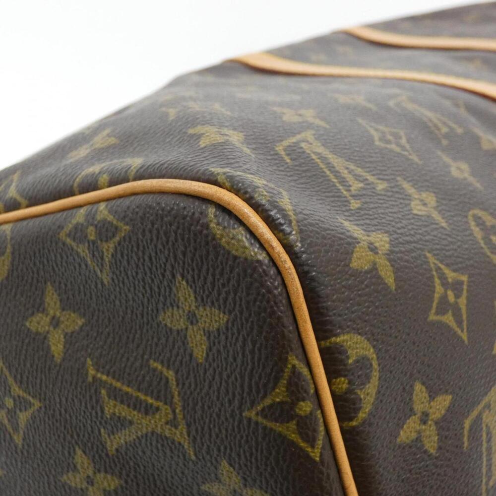 LOUIS VUITTON Brown Monogram Keepall 55 Boston Bag - Picture 3 of 10